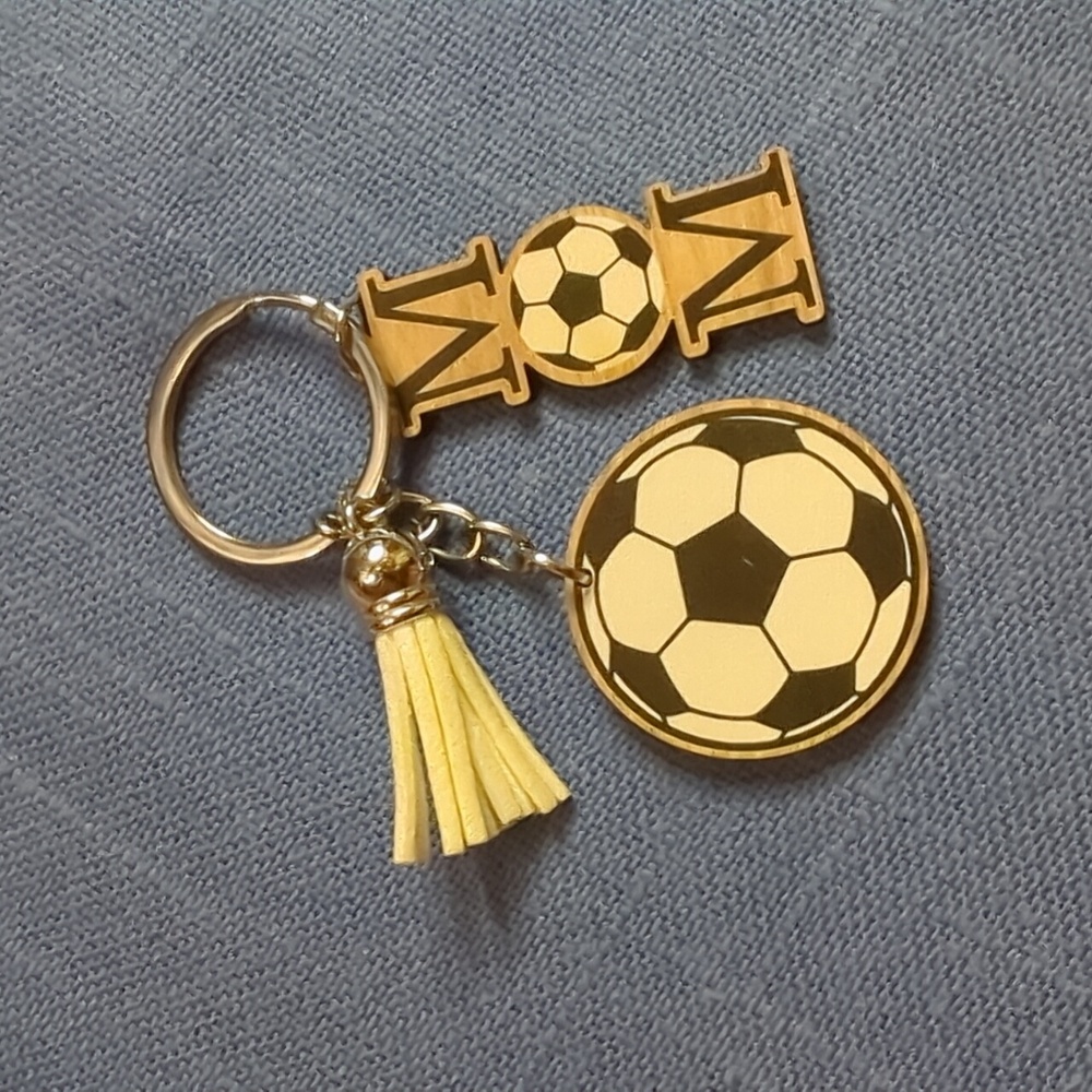 Soccer mom keychain